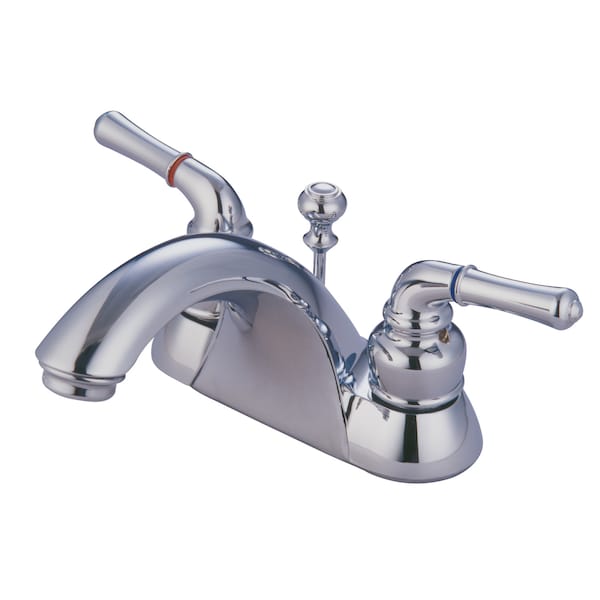 Kingston Brass 4" Centerset Bathroom Faucet, Polished Chrome KB2621 - main